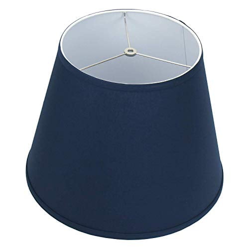 navy blue linen lamp shade