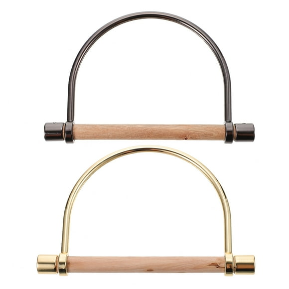 2Pcs Stylish Bag Making Handles Creative Bag Handles DIY Handbag Handles