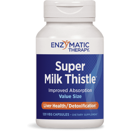 UPC 763948081028 product image for Enzymatic Therapy Super Milk Thistle  Vegetarian Capsules  120 ea | upcitemdb.com