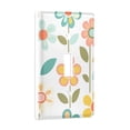 thumbnail image 2 of Yayeee Toggle Light Switch Wall Plate 1-Gang 4.5"x2.7" Home Decorative Outlet Cover, Orange Retro Flower, 2 of 7