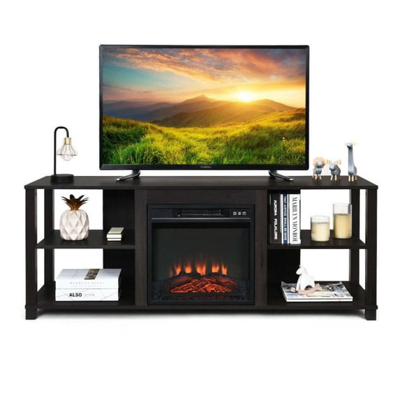 TV Stand for 65 inch TVs, 2-Tier Console with Adjustable Shelves - Modern Living Room Furniture