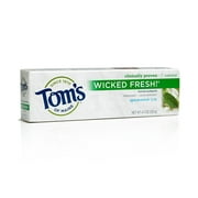 Tom's of Maine Wicked Fresh! Fluoride Toothpaste, Spearmint Ice, 4.7 Oz