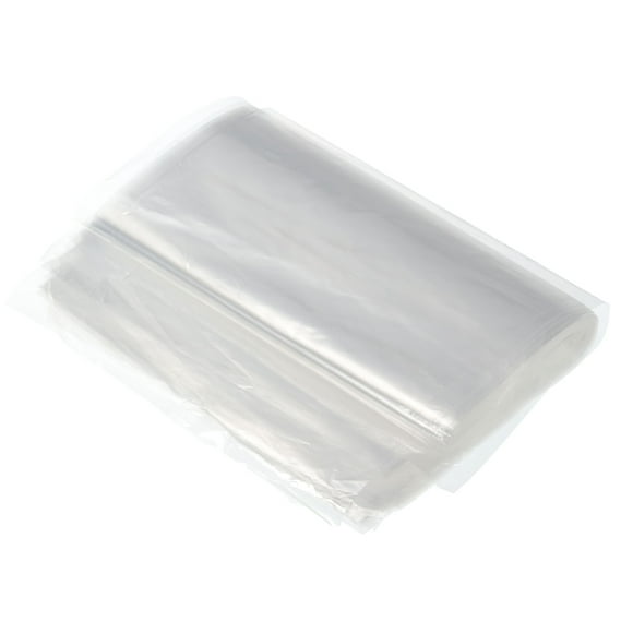 Unique Bargains Clear Flat Open Poly Bag Non Sticky PE Retail Pouches 2 Mil 6x12 in for Hardware Storage 100 Pack