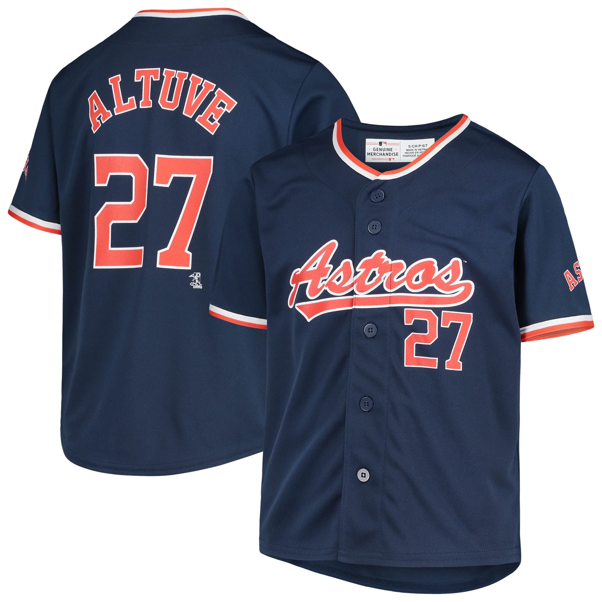 Youth Jose Altuve Navy Houston Astros Player Jersey - Walmart.com - Walmart.com
