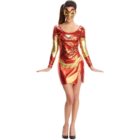 Adult's Womens Secret Wishes  Marvel Rescue Iron Man Dress Costume