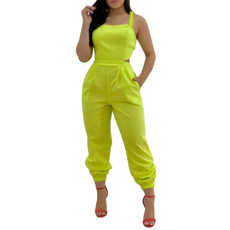 Off white neon jumpsuit 2025