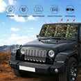 thumbnail image 6 of Bingfone Lilies Flowers Car Windshield Sun Shade Protector Keep Your Vehicle Cool Sun Shield Visor Cover Foldable for Car Truck SUV-Medium, 6 of 8