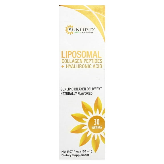 SunLipid Liposomal Collagen Peptides   Hyaluronic Acid, 5.07 fl oz (150 ml)
