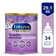 Enfagrow Premium Gentlease Toddler Nutritional Drink Formula - Eases fussiness, Gas & Crying - Powder can, 29.1 oz