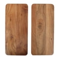 thumbnail image 5 of Gibson Home Gracious Dining 2-Tier Wooden Serving Tray with Metal Frame – Acacia Wood, 5 of 14