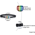 thumbnail image 4 of Titanium Stainless Steel Rainbow LGBT Pride Bracelet Handmade Braided LGBTQ Pride Bracelets PU Leather Weave Plaited Wristband, 4 of 4