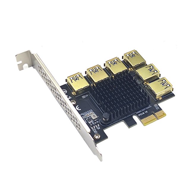 Tholdsy PCI-E 1 a 4 PCI-E Exender Card USB 3.0 Board Mini Home Computer Desktop PC Adaptador Componente Equipo eléctrico Cables de computadora Tipo 2