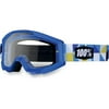 100% Strata 2013 MX Offroad Clear Lens Goggles Frisbee