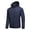 A194-Dark Blue, variant on Hood Windproof Rain Jacket for Men Drawstring Full Zip Coat Lightweight Solid Outdoor Outerwear with Zipper Chest Pocket