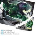 500 Piece Jigsaw Puzzle Green Hulk Wooden Jigsaw Puzzle For Adults