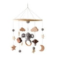 thumbnail image 2 of Juguete sensorial móvil de cuna de guardería Montessori, juguete de campana de cama colgante para pequeños, niñas, , regalos de cumpleaños, SM SunniMix Móvil de cuna, 2 of 8
