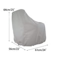 thumbnail image 2 of Wweixi Polyester Boat Seat Cover Portable Foldable Reusable Washable Detachable Elastic Rope Fishing Boats Ship Case Protector White, 2 of 4