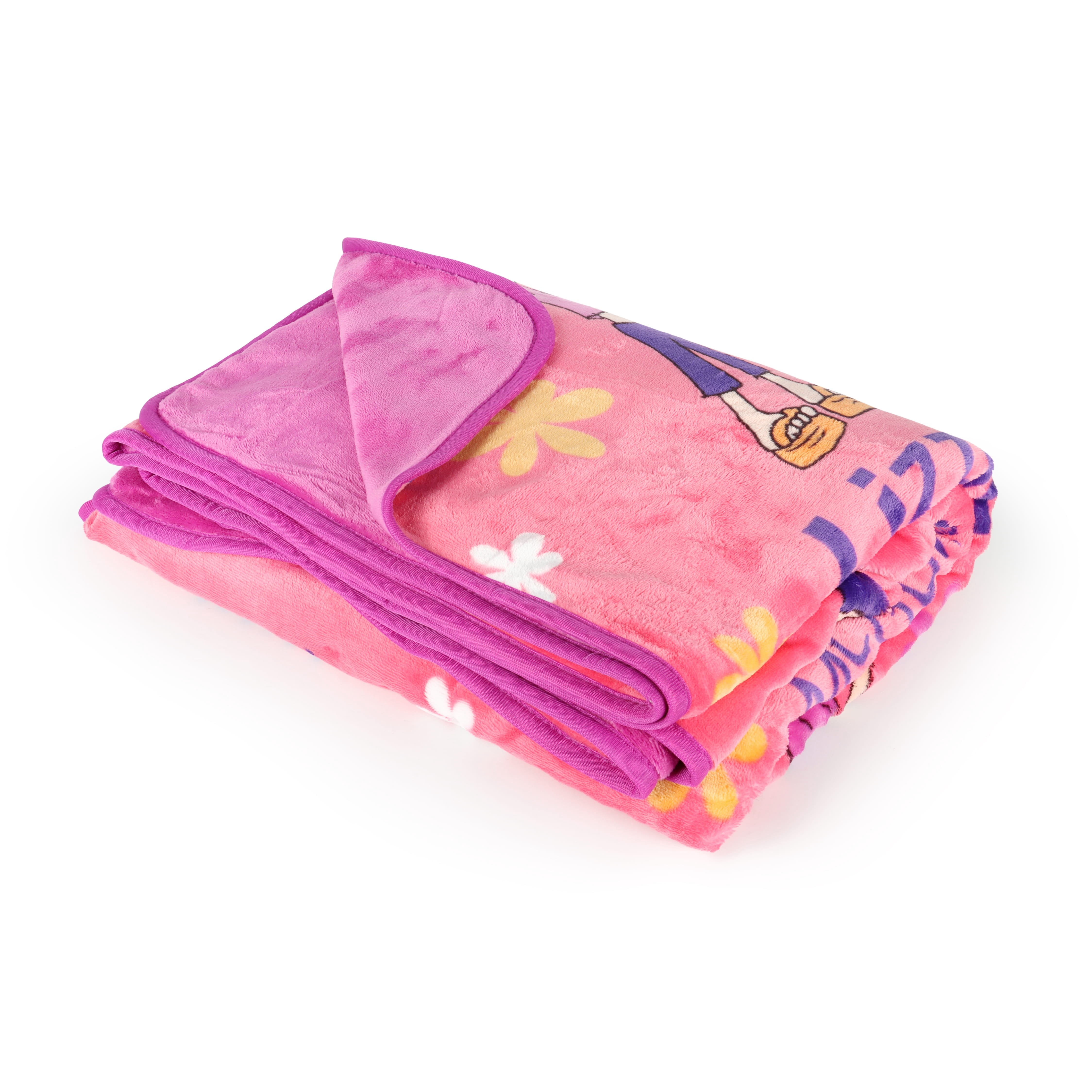 Disney Lizzie McGuire Totally Lizzie Kids Throw Blanket, Polyester Silk Touch, Multicolor, 50" x 70"