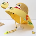 thumbnail image 2 of Gyujnb Kids Sun Hat with Built-in Fan Neck Flap Breathable Wide Brim Adjustable Summer Cap, 2 of 4