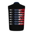 thumbnail image 5 of Yaoyar Mens Sleeveless 4th of July Shirts Casual American Flag Stars and Stripes Button Down Patriotic Tank Top with Pockets, 5 of 5