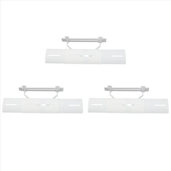 3X Ajustable Cubierta del Acondicionador de Aire Parabrisas Escudo Deflector de Aire Acondicionado Guia de Viento Mes Recto Escudo Anti-Viento Nave de la Gota