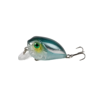 Metal Fishing Lure for White Bass 8g 4.5cm Rocking Action Soft Bait with Hook Integrated Design for Freshwater Rivers Lakes Reservoirs Spinning Rod Use 2 Pack