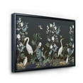 thumbnail image 3 of Designart 'Chinoiserie With Peonies and Birds IV' Traditional Framed Canvas Wall Art Print, 3 of 5