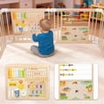 thumbnail image 7 of suihuooo Foldable Wooden Baby Playpen Playard For Toddlers,63"x63"x24", 7 of 7