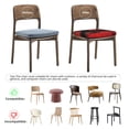 thumbnail image 4 of Cauagu Red And Black Abstract Skull for Dining Chair Seat Covers,Slipcovers Kitchen Chair Covers Upholstered Chair Seat Cushion Cover Chair Seat Protector-Four Pieces, 4 of 7