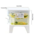thumbnail image 2 of 1PCS Refrigerator, Cold Water Kettle Beverage Dispenser With Leak Spigot And Lid Adjustable Height Punch Dispensers Perfect For Parties Plastic Juice Dispenser Large Capacity Removable StandBevera, 2 of 7
