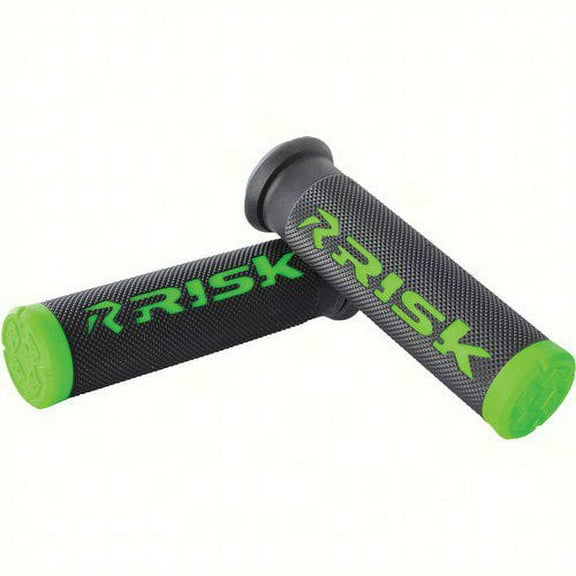 Risk Racing 291 Risk Racing Atv/Mtb Grips - Fusion 2.0 With Grip Tech - Green