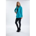 thumbnail image 3 of Women's Lightweight Long-Sleeve Full-Zip Cotton Stand Collar Walking Jacket, 3 of 4