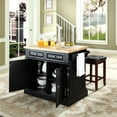 thumbnail image 4 of Kitchen Island with Stools - White Kitchen Cart with StorageSquare Bar Stools - Center Island for Kitchens, 4 of 5