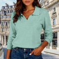 thumbnail image 6 of CIENVNSTG Women's V-Neck Long Sleeve Sweaters-Lightweight Knit Tops Dressy Casual & Business Basic 2026 Spring Outfits Sky Blue 2XL, 6 of 6