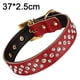 thumbnail image 2 of Collar de perro acolchado de cuero Collar de perro de cristal personalizado de tamaño pequeño y mediano, 2 of 5