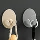 thumbnail image 4 of Gancho adhesivo de 4 piezas Gancho de cable de enchufe ovalado Soporte de enchufe adhesivo multifuncional Organizador de cables Estante de almacenamiento Colgador de llaves (Albaricoque), 4 of 5