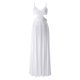 thumbnail image 4 of Txlixc Vestido largo para mujer, correa de espagueti, sin mangas, sin espalda, con cuello en V y plisado Txlixc Moda, 4 of 10
