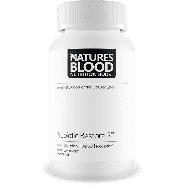 Probiotic Restore 3 Elemental Support At The Cellular Level 40 Billion CFU Probiotic Extra