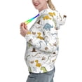 thumbnail image 2 of Haiem Dinosaur for Women's Fashion Hoodies & Sweatshirts with Kangaroo Pocket,Hooded Sweatshirt with Eye-catching Drawstrings-X-Large, 2 of 7