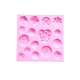 thumbnail image 3 of Molde de Silicona STAMPI para Fondant Flores Corazones Botones, 3 of 3
