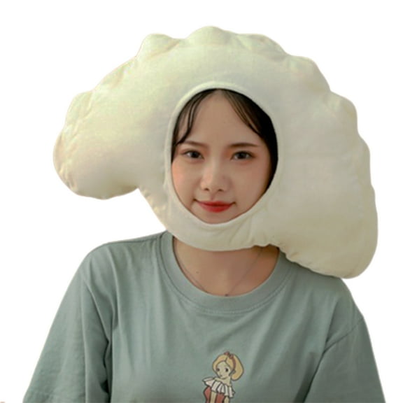 WINDLAND Funny Dumpling Hat Toy Headgear Cap Xmas ​Cosplay Family Gathering for Boy Girl