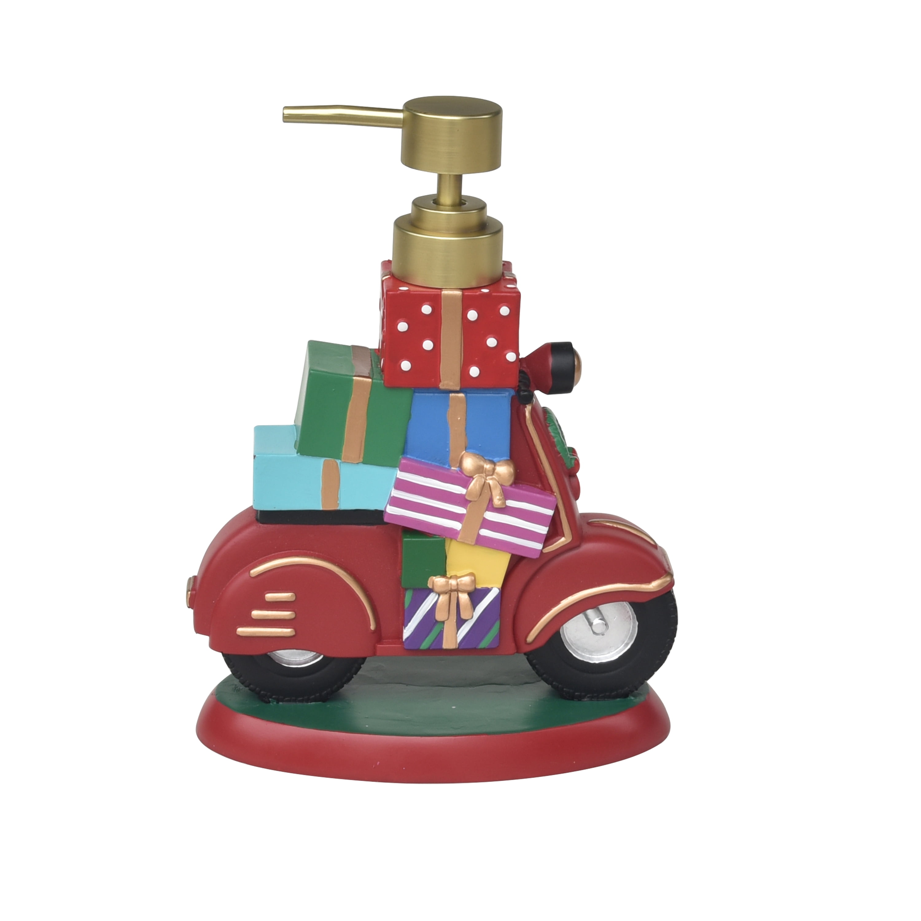Holiday Gift-Filled Motorcycle Soap Dispenser