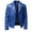 Dark Blue, variant on XFLWAM Men's PU Leather Jacket Causal Belted Faux Leather Motorcycle Jacket Zipper Biker Coat Red M