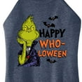 thumbnail image 3 of The Grinch - Grinch Happy Wholoween - Juniors High Neck Tank Top, 3 of 5
