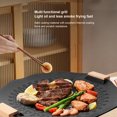 thumbnail image 3 of Poêle à Griller Barbecue, Plaque de Gril Portable Intérieure Antiadhésive Sans Fumée avec Poignée, 3 of 8