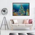 thumbnail image 3 of Cuadros Decorativos Bordado de árbol de Navidad de océano de punto de cruz completo decoración de costura contada de 11 quilates Ehuebsd Nuevos Originales, 3 of 8