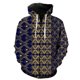 thumbnail image 1 of Sudadera con capucha y cremallera para hombre, diseño abstracto, estilo Harajuku de gran tamaño, con estampado 3D, estilo unisex, divertida y genial., 1 of 6