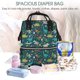 thumbnail image 5 of Disketp Christmas Dinosaur colorful Mochila de Pañales de Gran Capacidad con Múltiples Bolsillos, Mochila de Viaje Multifuncional para Bebé, Unisex, Moderna y Resistente, 5 of 6