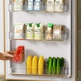 thumbnail image 4 of Plastic Kitchen Organizing Storage Bins with Handles,Fridge Side Door Storage Containers,Refrigerator Organizer Bins Food Fresh Storage Box for Fridge,Counter,Cabinet,Pantry, 4 of 7