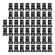 thumbnail image 1 of 50 piezas de clips para postes de tienda de campaña, hebilla de extremo de cuerda elástica, abrazaderas en forma de G, ganchos para tienda de campaña 20 mm de espesor, 1 of 8